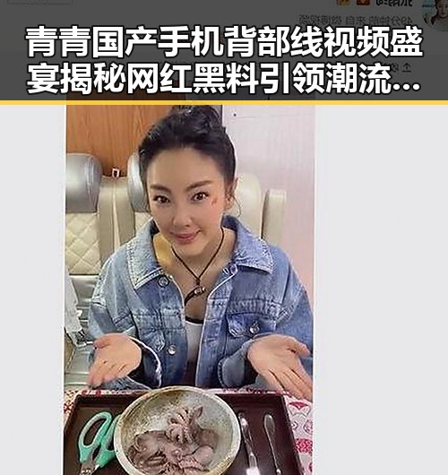 青青国产手机背部线视频盛宴揭秘网红黑料引领潮流的暗黑真相