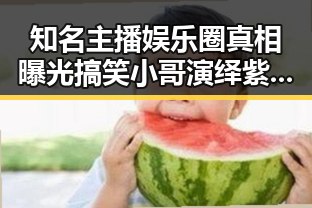 知名主播娱乐圈真相曝光 搞笑小哥演绎紫薇神还原引发热议
