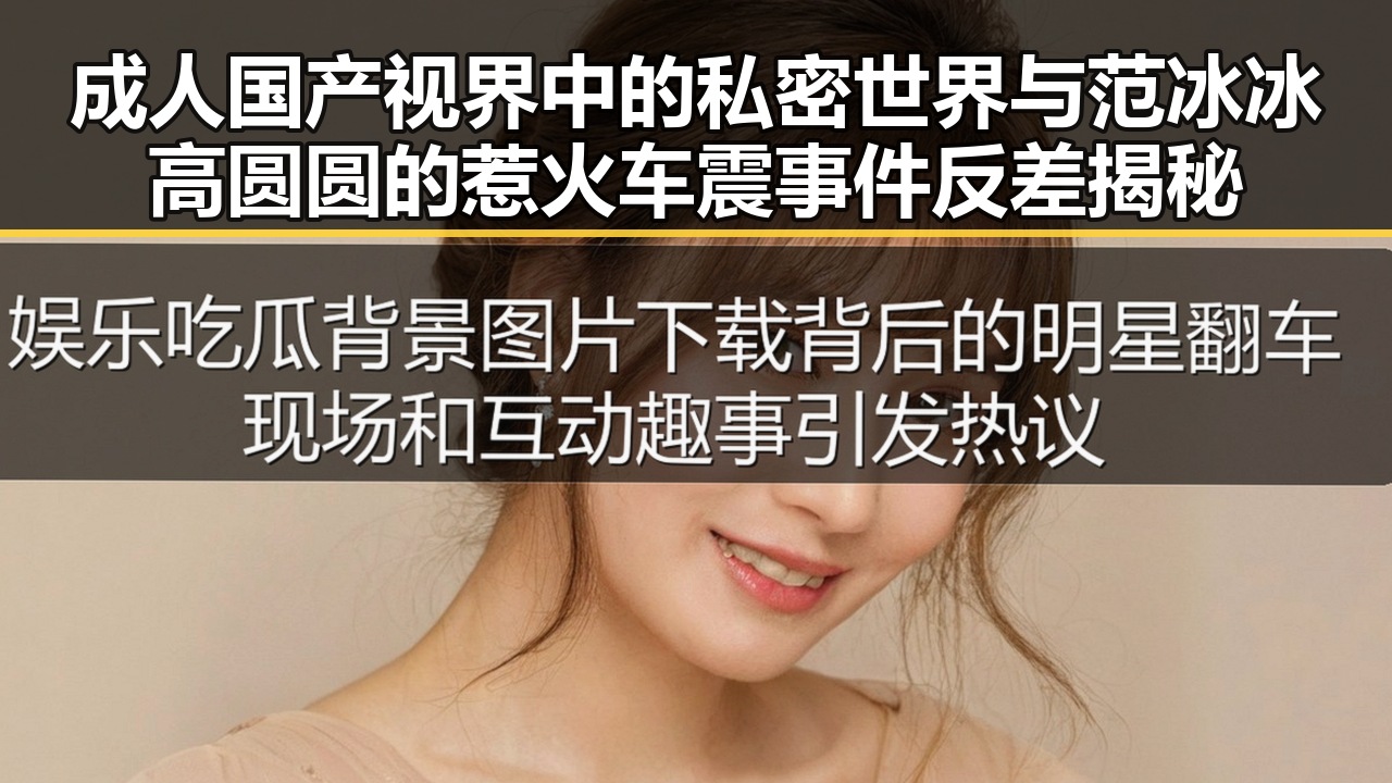 成人国产视界中的私密世界与范冰冰高圆圆的惹火车震事件反差揭秘